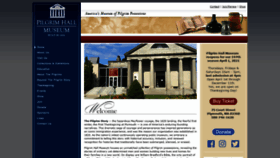 What Pilgrimhallmuseum.org website looked like in 2021 (2 years ago)