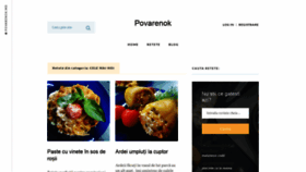What Povarenok.md website looked like in 2021 (3 years ago)