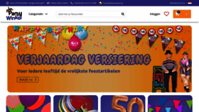 What Partywinkel.nl website looked like in 2021 (3 years ago)