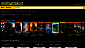 What Pasateatorrent.com website looked like in 2021 (2 years ago)