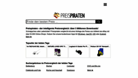 What Preispiraten.de website looked like in 2021 (3 years ago)