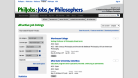 What Philjobs.org website looked like in 2021 (3 years ago)