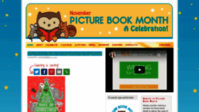 What Picturebookmonth.com website looked like in 2021 (3 years ago)