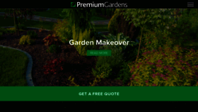 What Premiumgardens.com.au website looked like in 2021 (3 years ago)