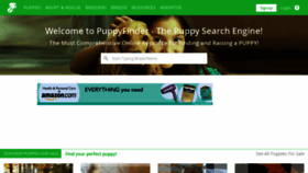 What Puppyfinder.com website looked like in 2021 (2 years ago)