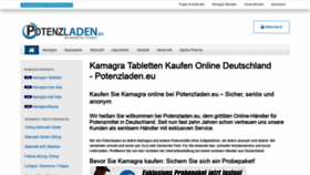 What Potenzladen.eu website looked like in 2021 (3 years ago)