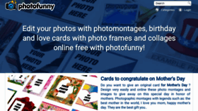 What Photofunny.net website looked like in 2021 (2 years ago)