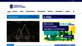 What Pontevedra.gal website looked like in 2021 (3 years ago)