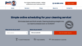 What Paulscleaningsydney.com.au website looked like in 2021 (2 years ago)