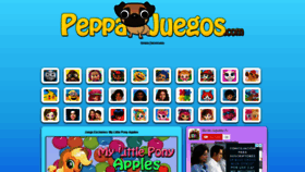 What Peppajuegos.com website looked like in 2021 (3 years ago)