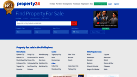 What Property24.com.ph website looked like in 2021 (3 years ago)