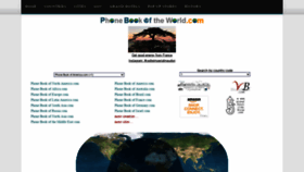 What Phonebookoftheworld.com website looked like in 2021 (2 years ago)