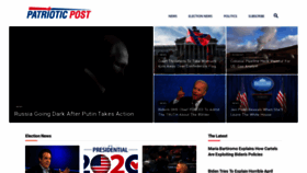 What Patrioticpost.com website looked like in 2021 (2 years ago)