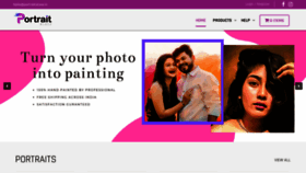 What Portraitstore.in website looked like in 2021 (3 years ago)