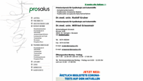 What Prosalus.info website looked like in 2021 (2 years ago)