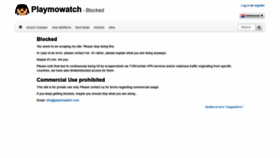 What Playmowatch.com website looked like in 2021 (2 years ago)