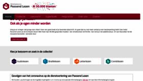 What Passendlezen.nl website looked like in 2021 (2 years ago)