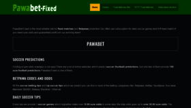 What Pawabet-fixed.com website looked like in 2021 (2 years ago)