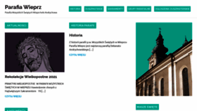 What Parafia-wieprz.pl website looked like in 2021 (2 years ago)