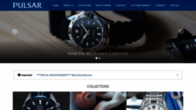 What Pulsarwatches.com.au website looked like in 2021 (2 years ago)