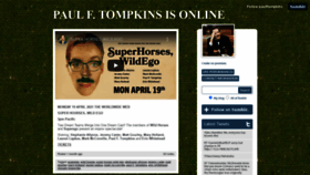 What Paulftompkins.com website looked like in 2021 (2 years ago)