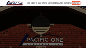 What Pacific1mortgage.com website looked like in 2021 (2 years ago)