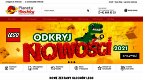 What Planetaklockow.pl website looked like in 2021 (2 years ago)