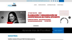 What Psicoweb.mx website looked like in 2021 (2 years ago)
