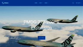 What Pmdg.com website looked like in 2021 (2 years ago)
