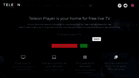 What Player.teleon.tv website looked like in 2021 (2 years ago)