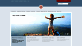 What Pari.com website looked like in 2021 (2 years ago)