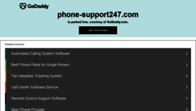 What Phone-support247.com website looked like in 2021 (3 years ago)