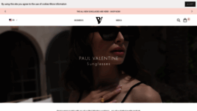 What Paul-valentine.com website looked like in 2021 (2 years ago)