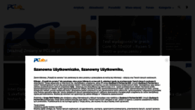 What Pclab.pl website looked like in 2021 (2 years ago)