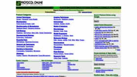 What Protocol-online.org website looked like in 2021 (2 years ago)