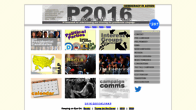 What P2016.org website looked like in 2021 (2 years ago)