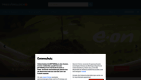 What Preisvergleich.de website looked like in 2021 (2 years ago)