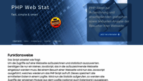 What Php-web-statistik.de website looked like in 2021 (2 years ago)