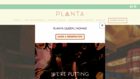 What Plantarestaurants.com website looked like in 2021 (2 years ago)