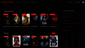 What Promovies.pro website looked like in 2021 (2 years ago)