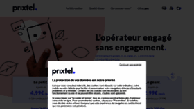 What Prixtel.com website looked like in 2021 (2 years ago)