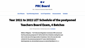 What Prcboard.com website looked like in 2021 (2 years ago)