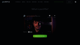 What Puremix.net website looked like in 2021 (2 years ago)