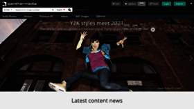 What Panthermedia.net website looked like in 2021 (4 years ago)