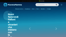 What Pianetamamma.it website looked like in 2021 (2 years ago)