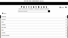 What Potterybarn.com.au website looked like in 2021 (2 years ago)