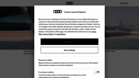 What Progress.audi website looked like in 2021 (2 years ago)