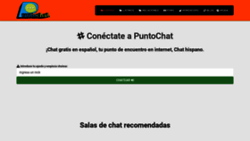 What Puntochat.net website looked like in 2021 (2 years ago)