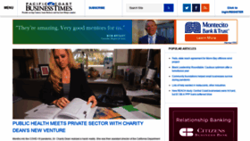 What Pacbiztimes.com website looked like in 2021 (2 years ago)