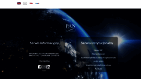 What Pan.pl website looked like in 2021 (2 years ago)